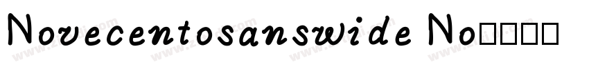 Novecentosanswide No字体转换